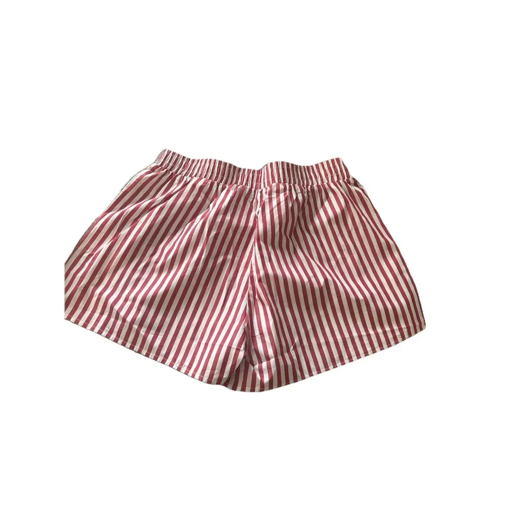 LULU MAC Womens Xl Red And White Striped Boxer Shorts - Picture 5 of 6